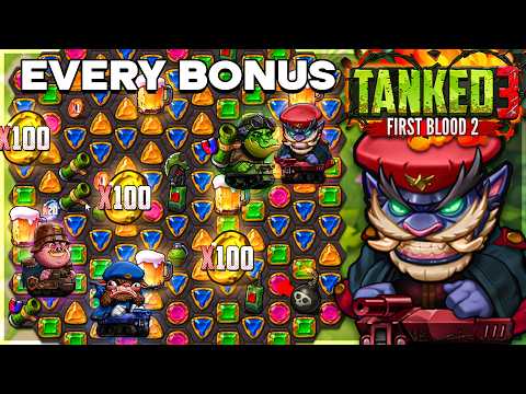 Buying EVERY BONUS On TANKED 3 SLOT!! (NEW)